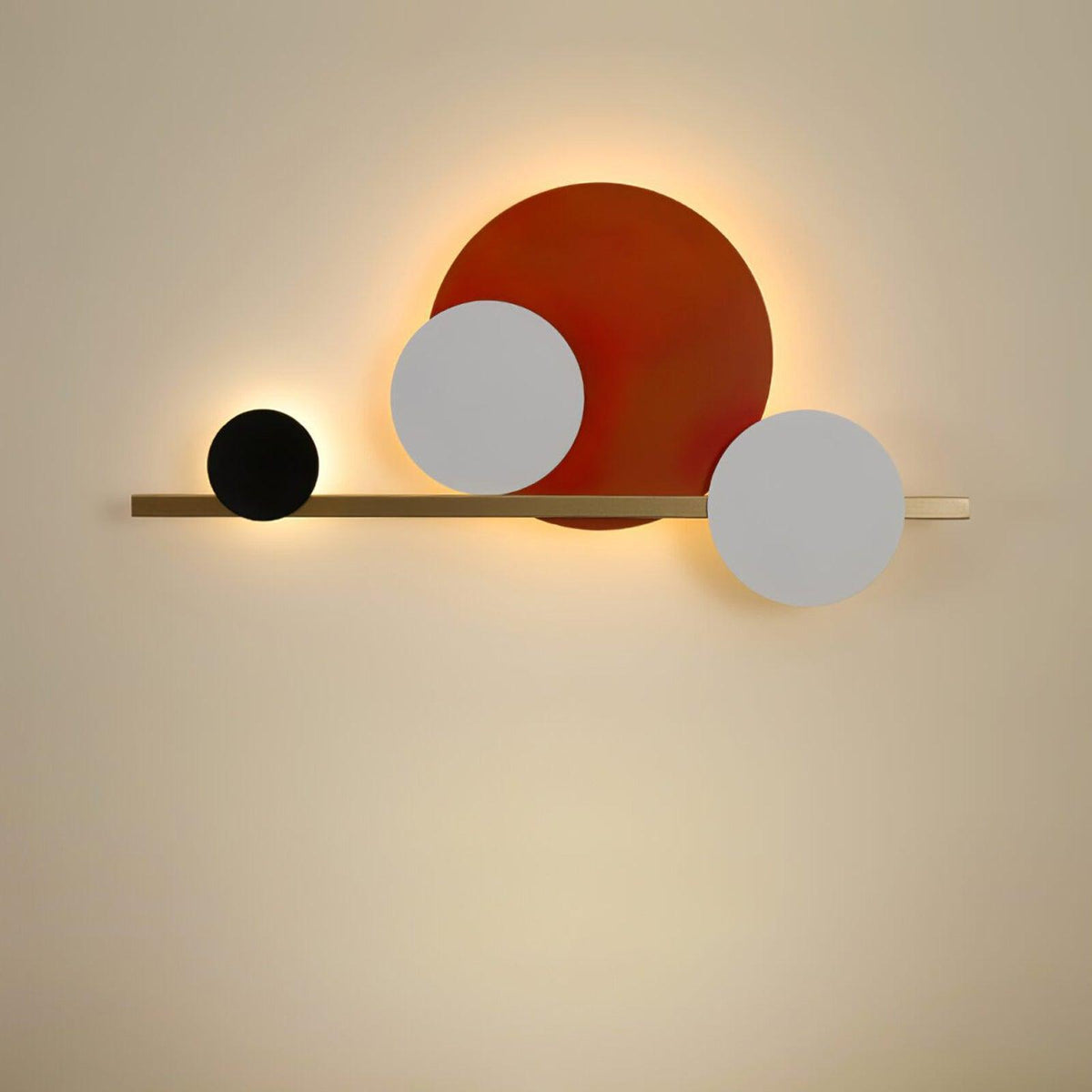4 Circle LED Wall Light