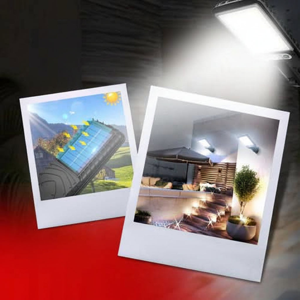 Solar LED Outdoor Spotlight with Motion Sensor