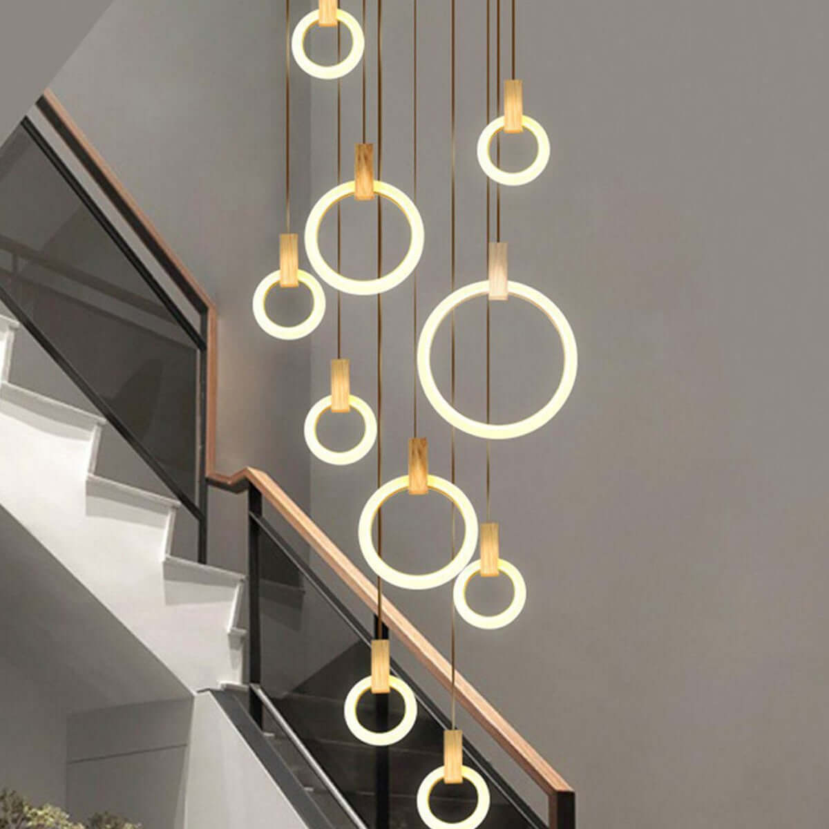 Acrylic Ring Chandelier
