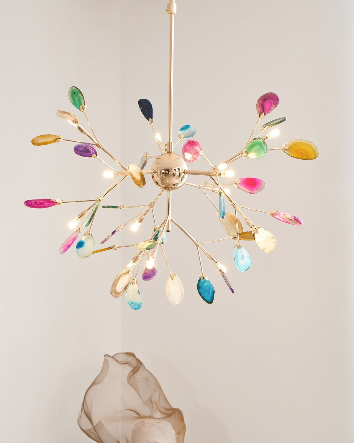 Agate Flake Chandelier