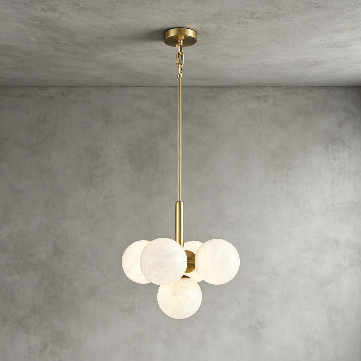 Alabaster Global Pendant Light