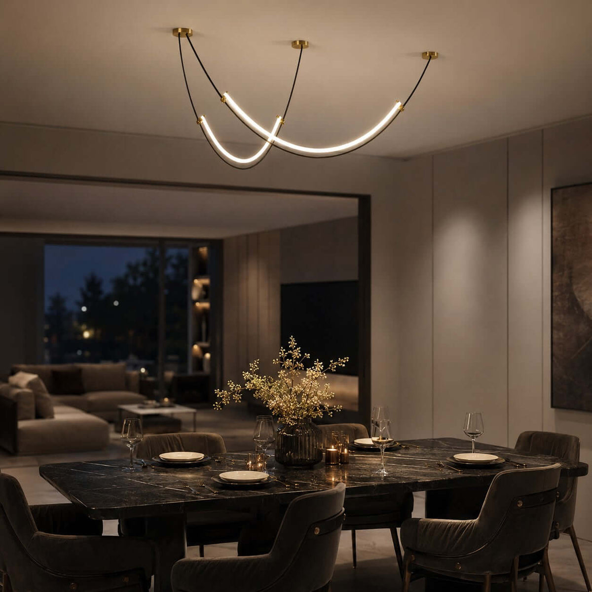 Alvera Linear Chandelier