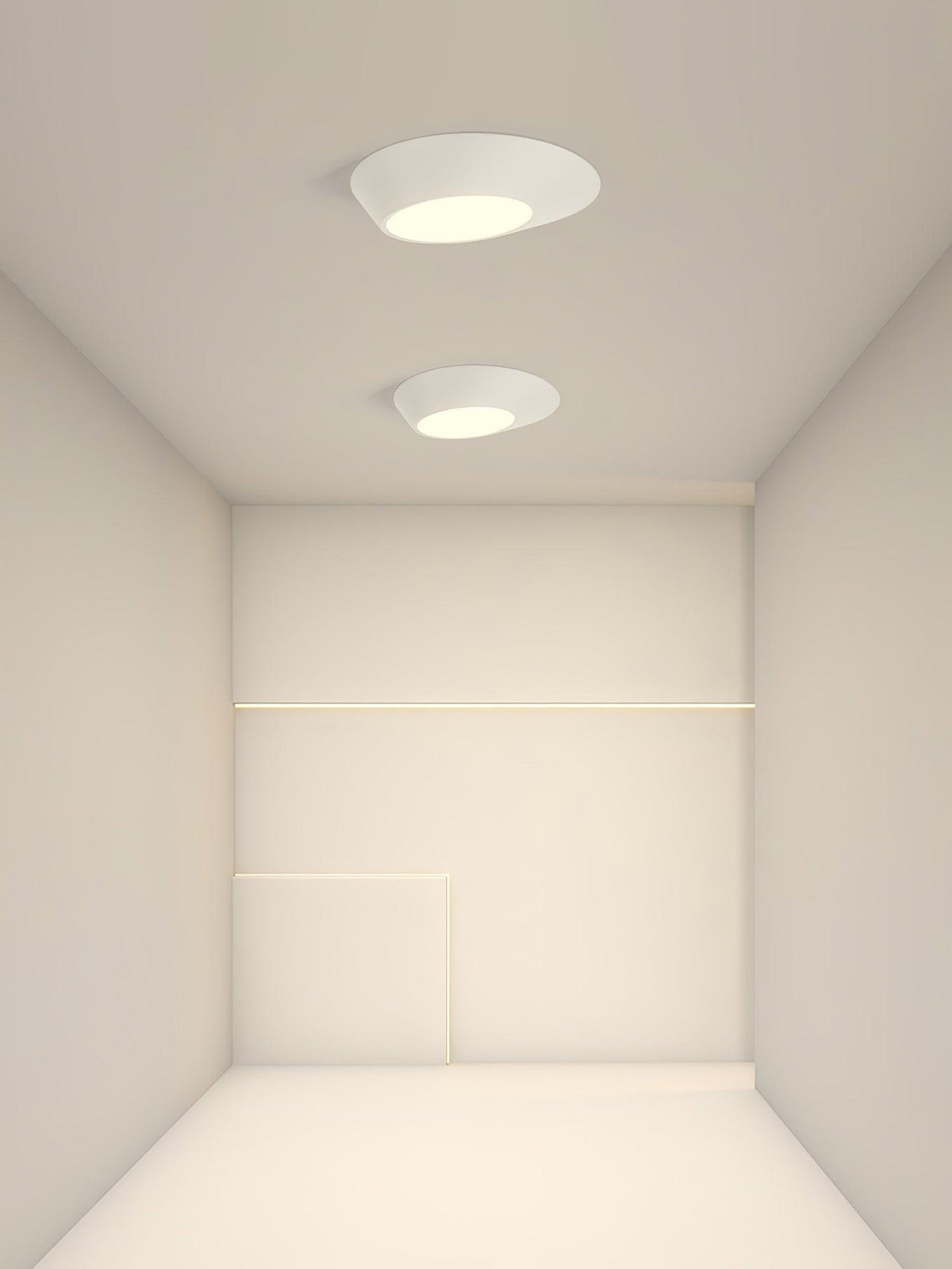 Angled Ceiling Light
