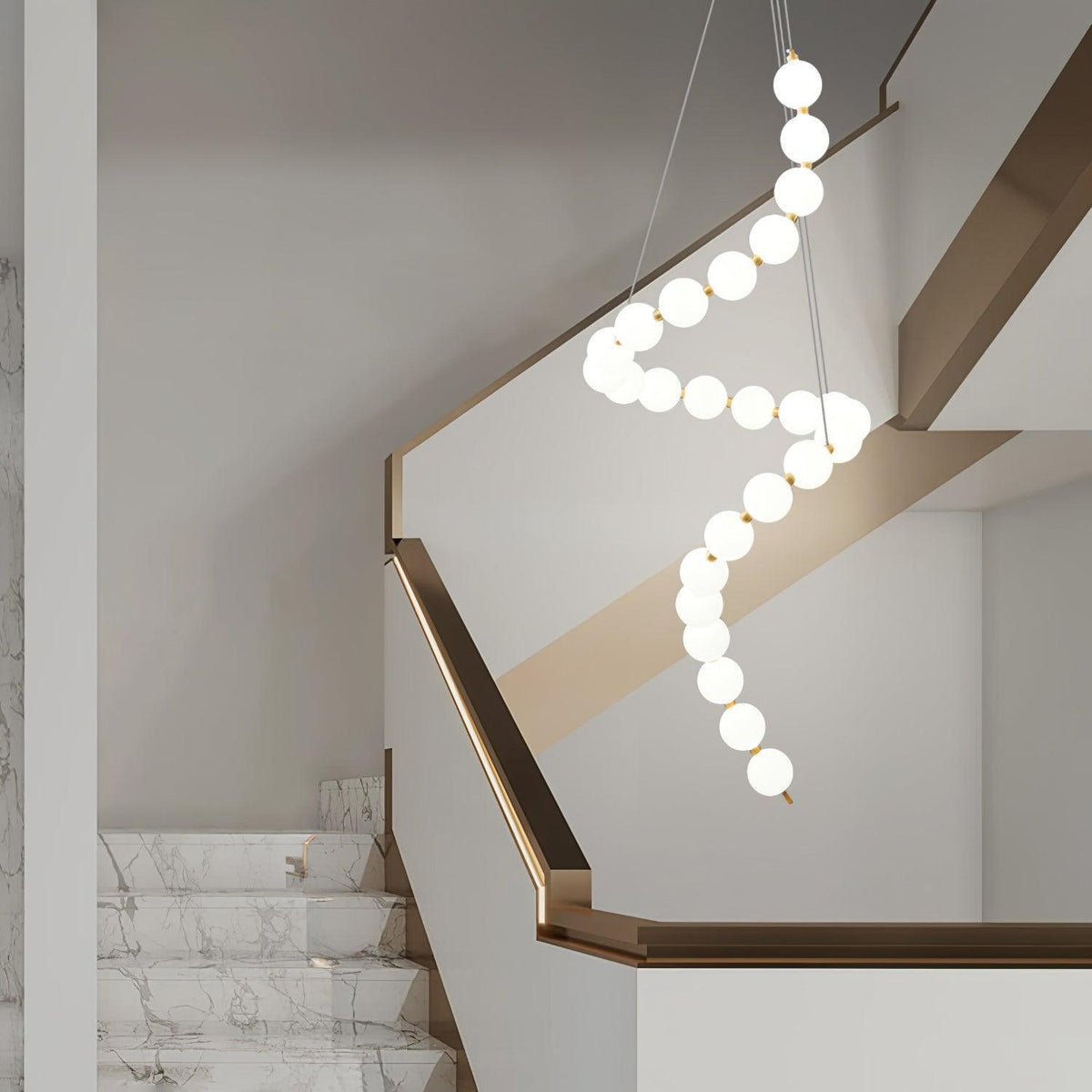 Art Pearl Necklace Chandelier