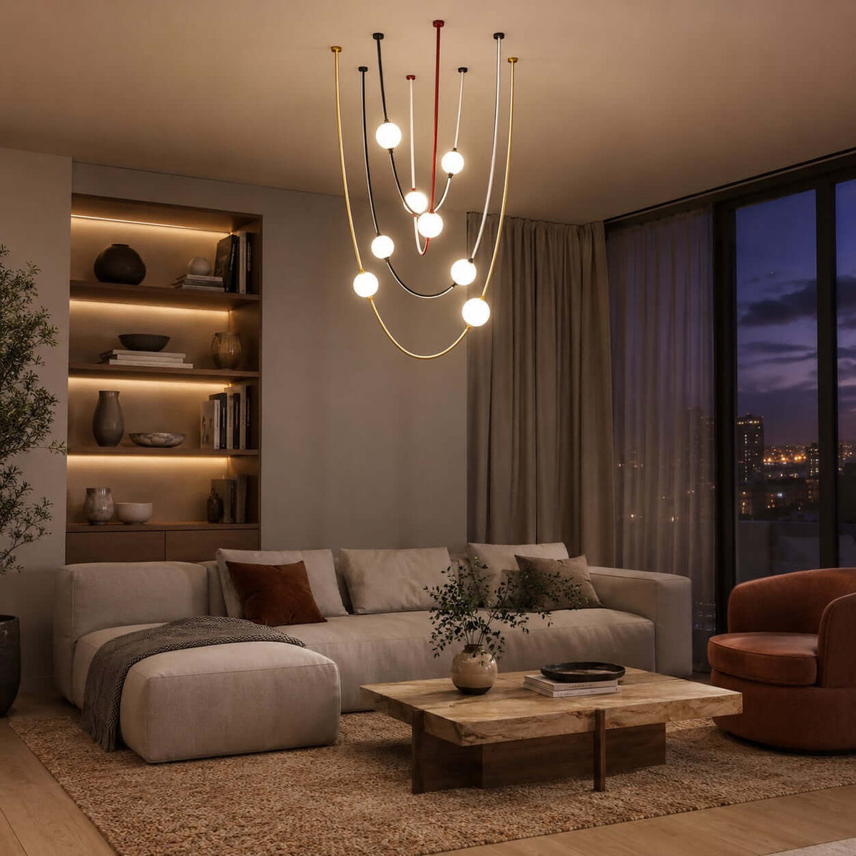 Avorel Linear Chandelier