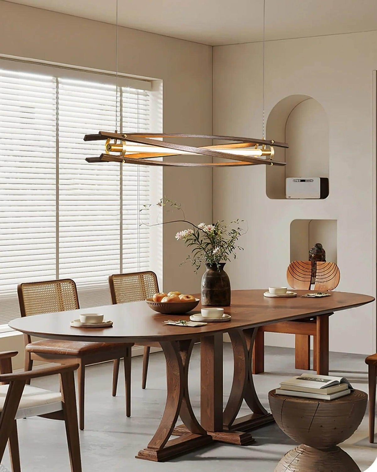 Axis Wood Chandelier