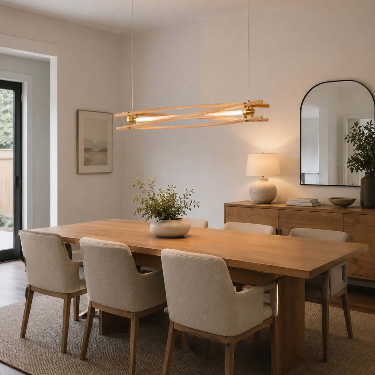Axis Wood Chandelier