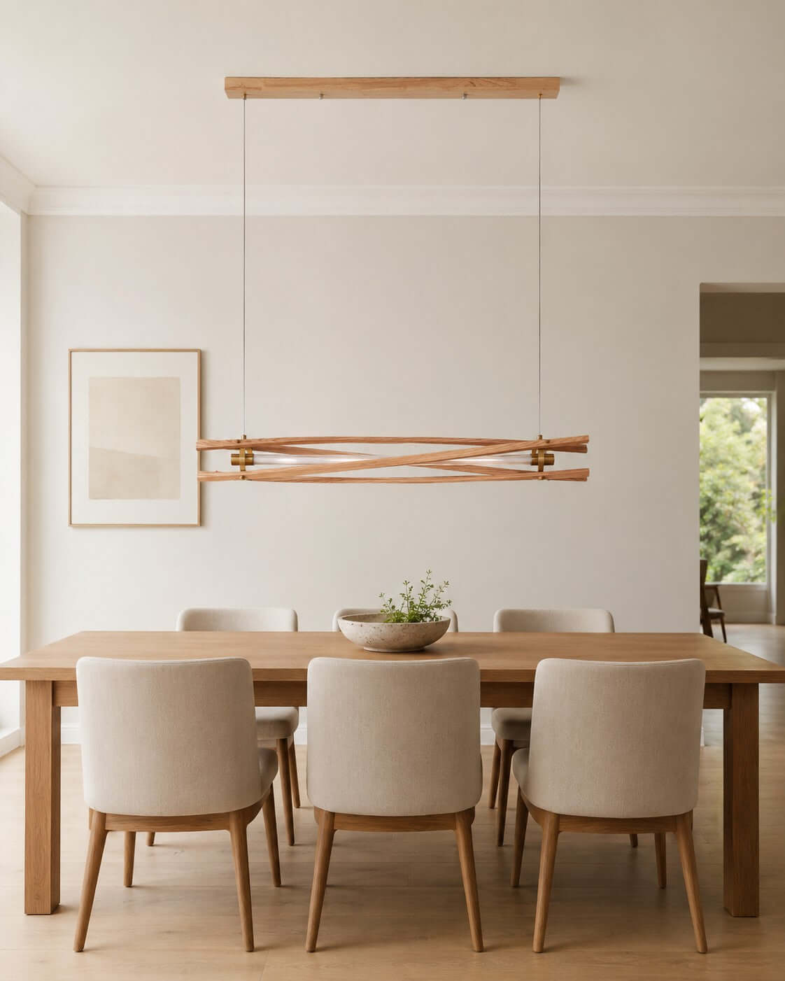 Axis Wood Chandelier