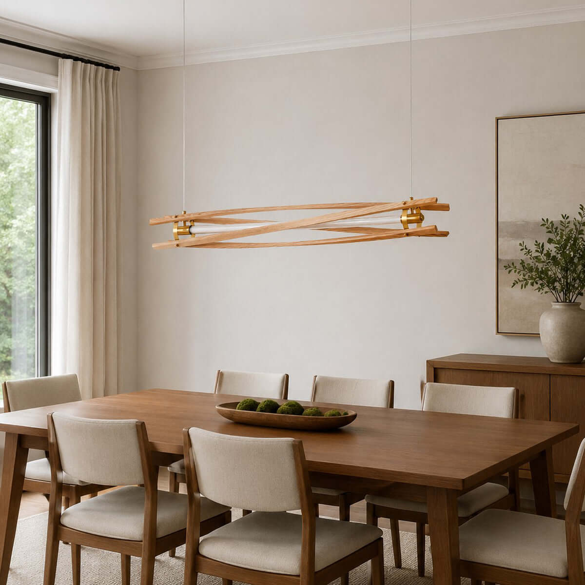 Axis Wood Chandelier