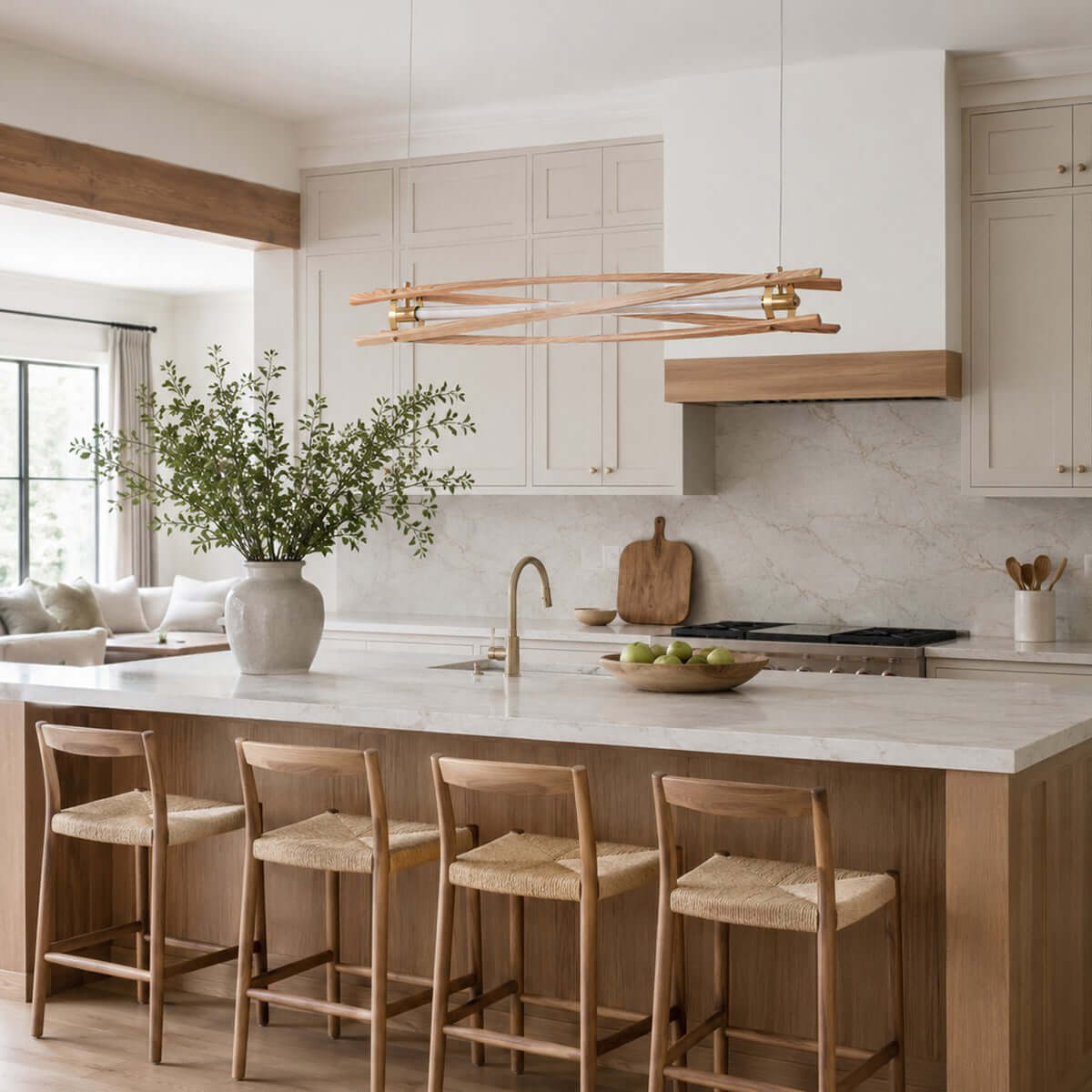 Axis Wood Chandelier