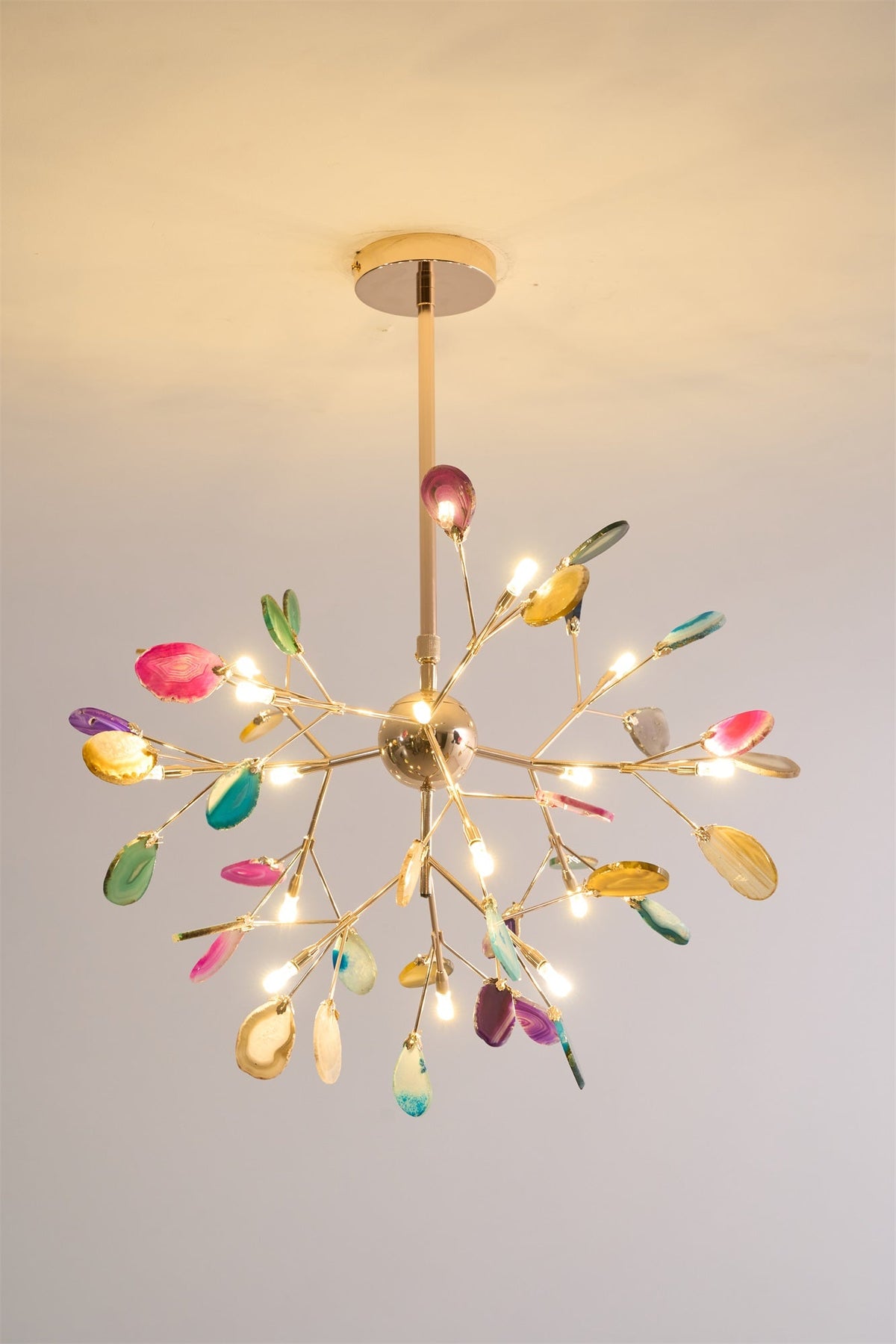 Agate Flake Chandelier