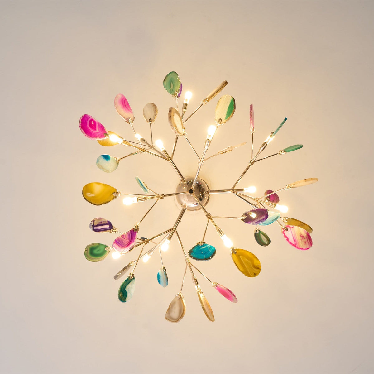 Agate Flake Chandelier
