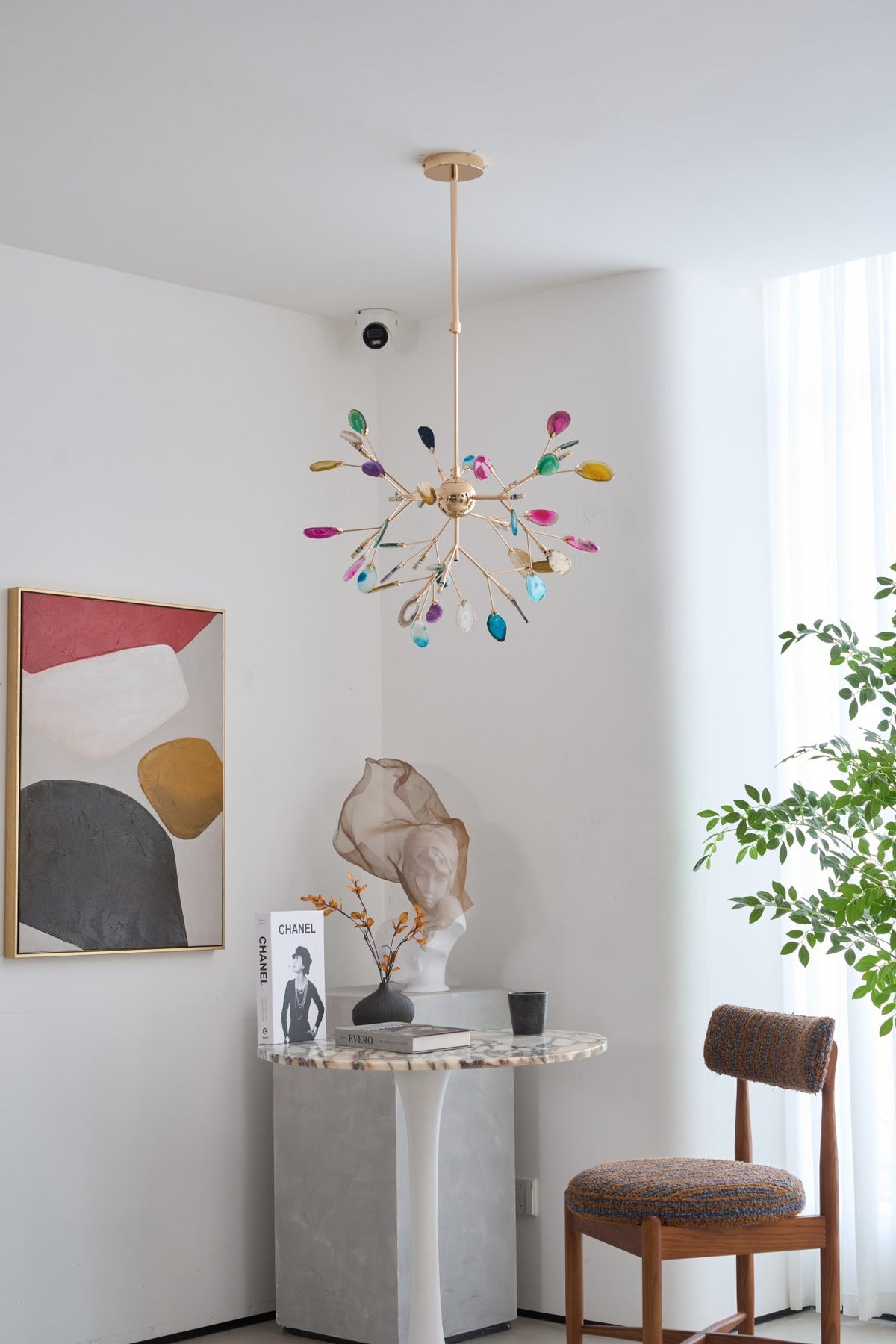Agate Flake Chandelier