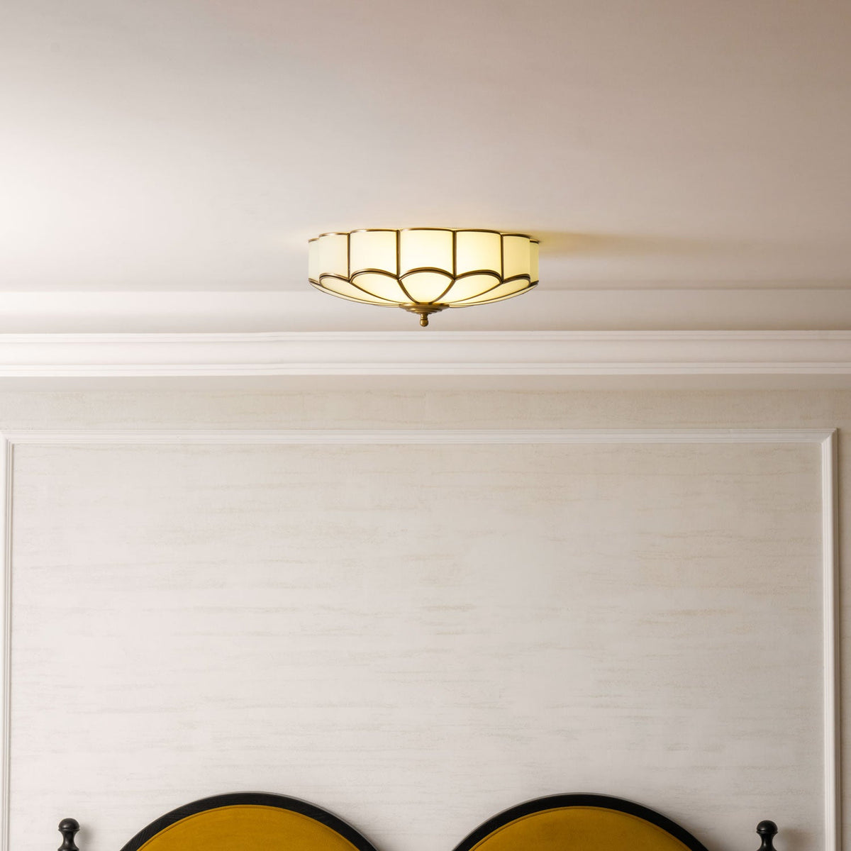 Flower Shape Glass Recessed Ceiling Light