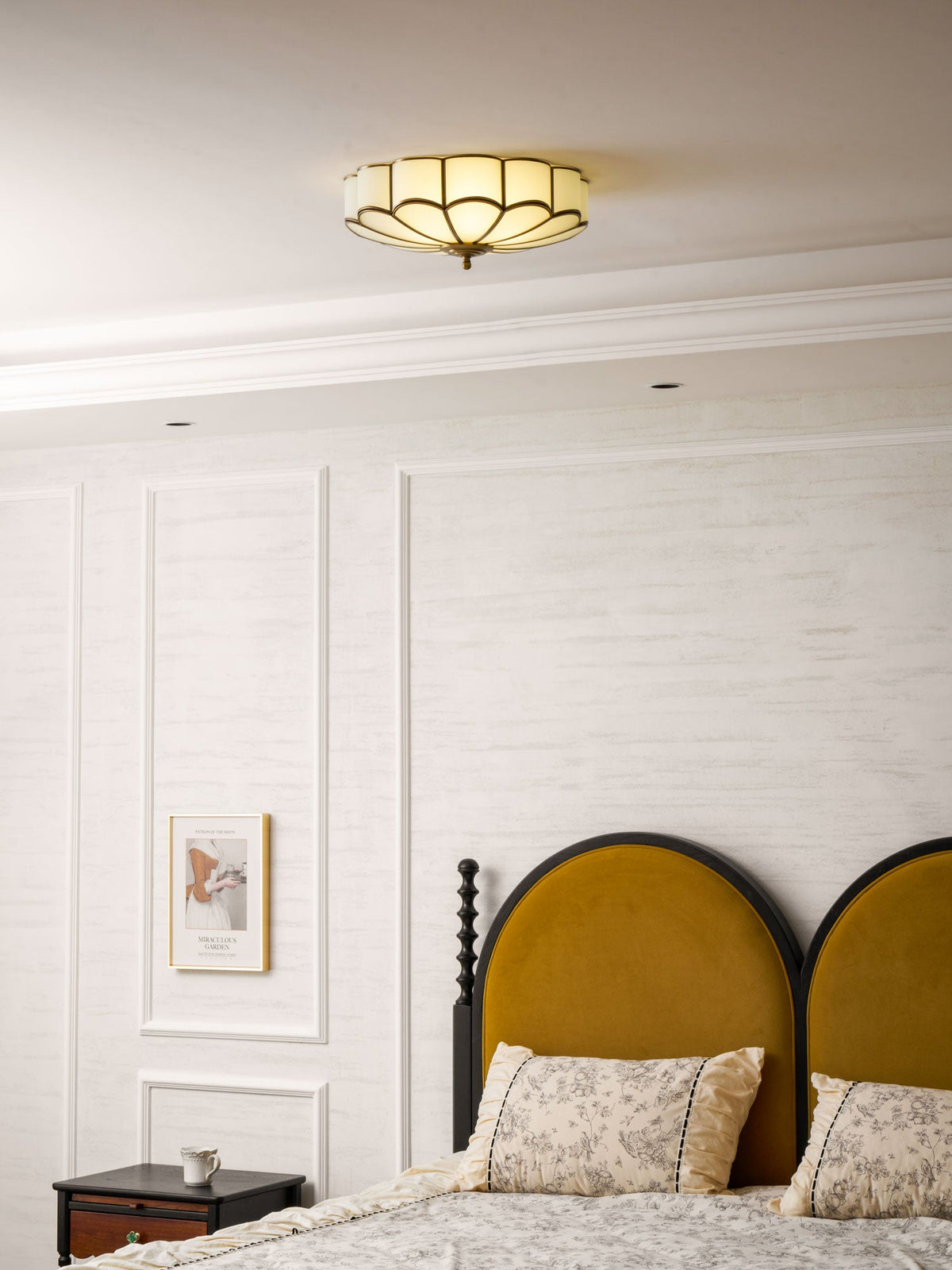 Flower Shape Glass Recessed Ceiling Light