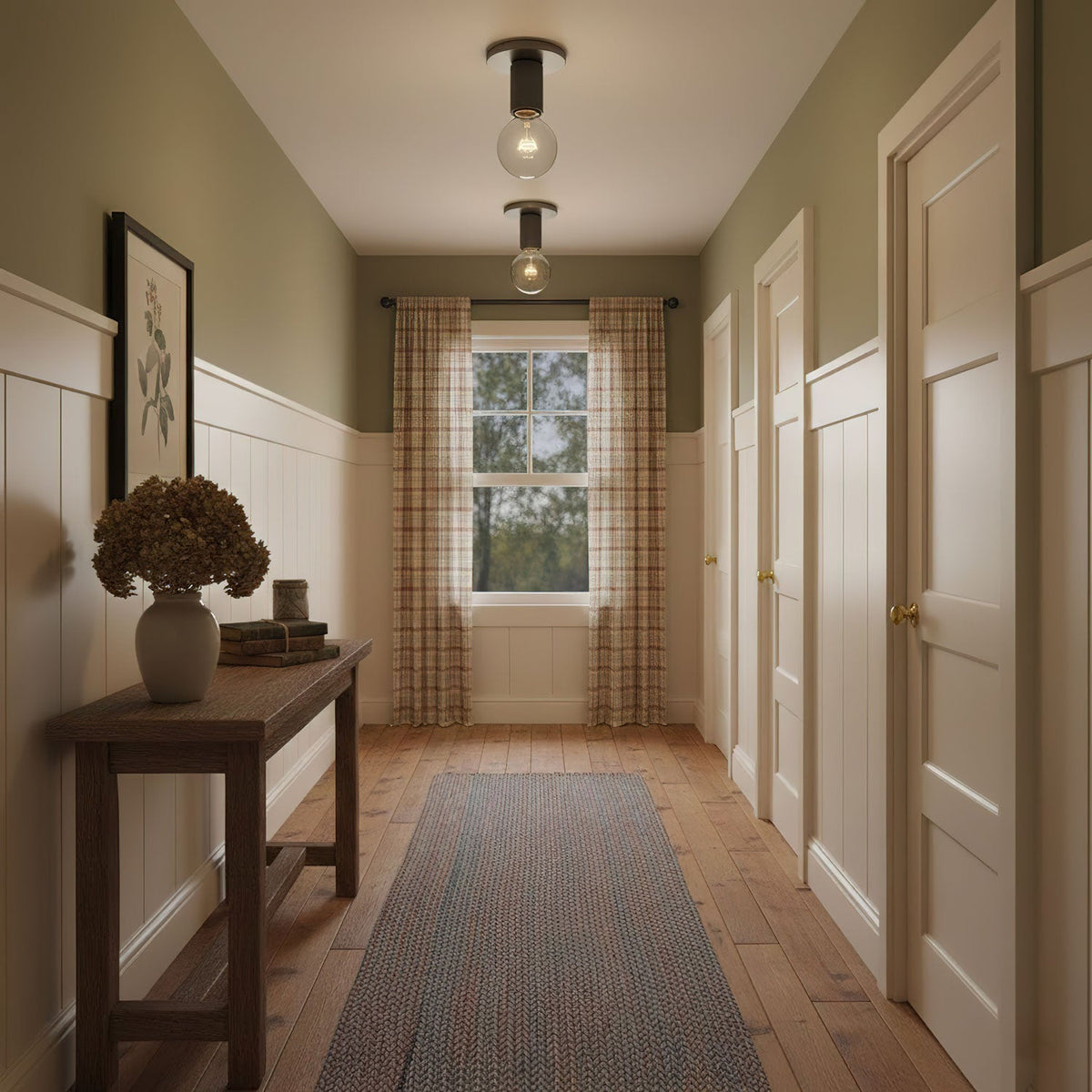 Simple Style Flush Mount Light