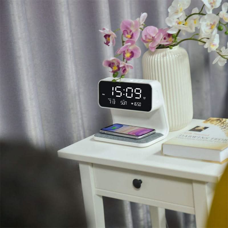 Clear LCD Alarm Clock with Adjustable Dimming Function