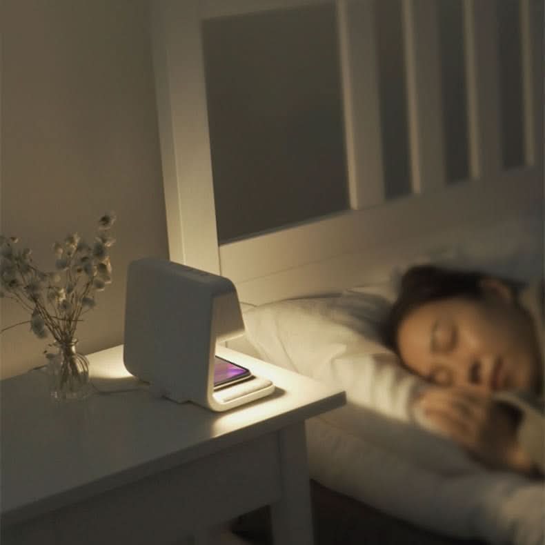 Clear LCD Alarm Clock with Adjustable Dimming Function