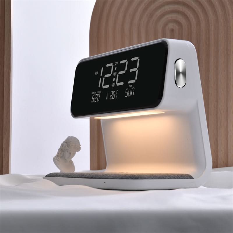 Clear LCD Alarm Clock with Adjustable Dimming Function