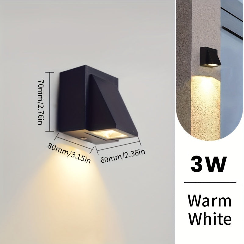 Compact Outdoor LED Sconce