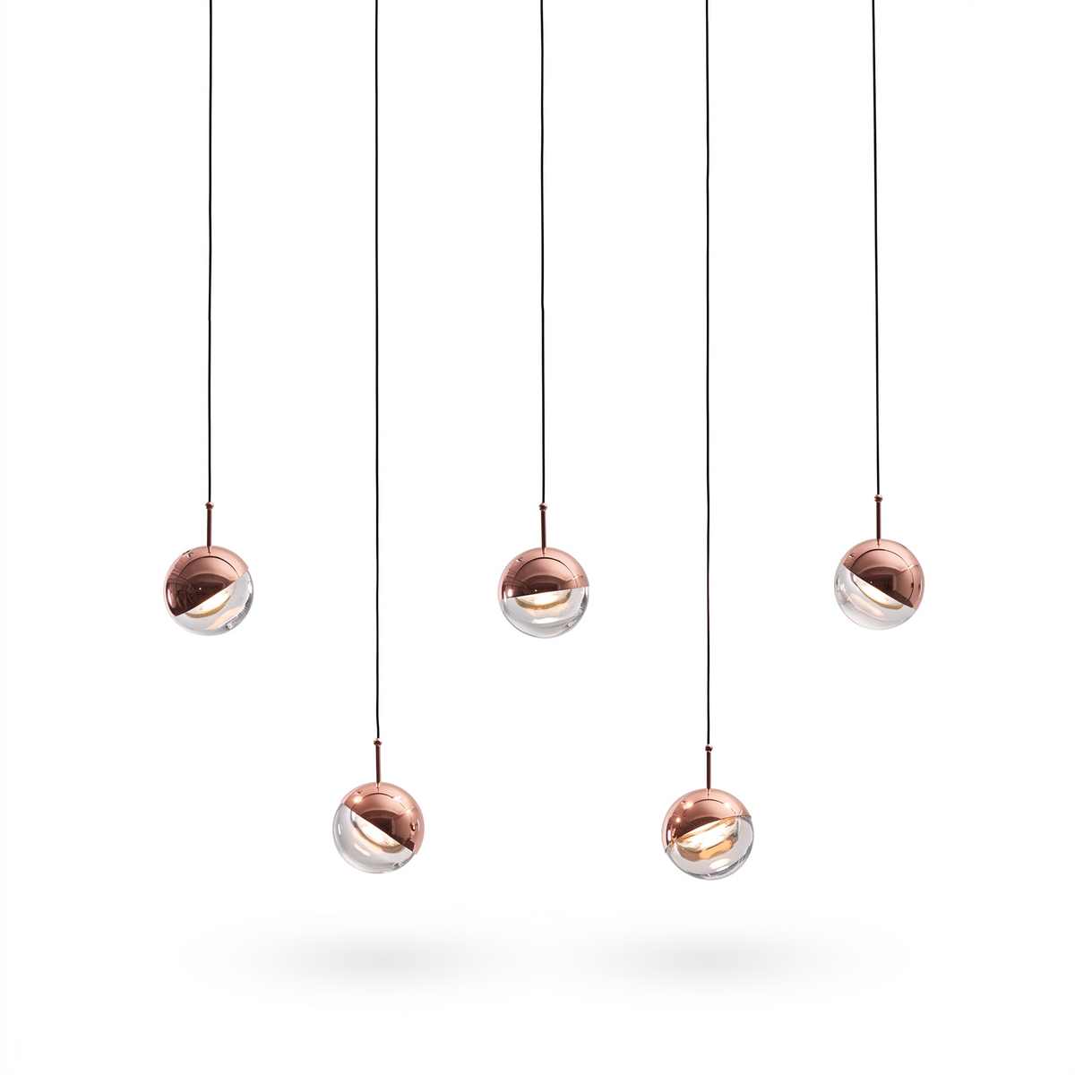 Restaurant Art LED Pendant Light - Rose gold