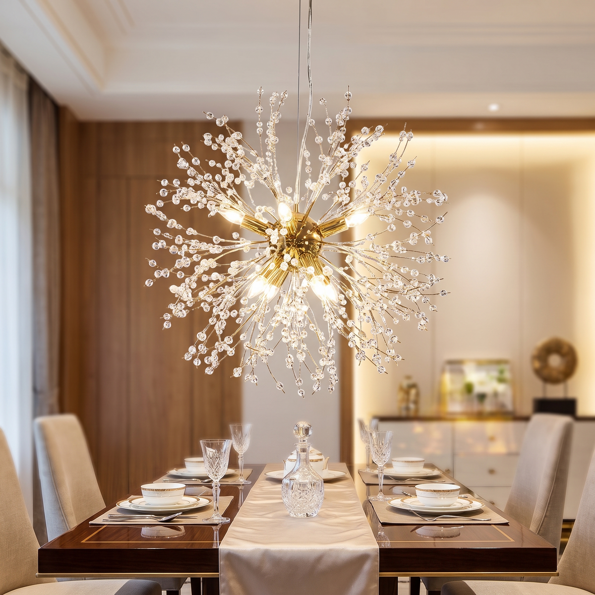 Crystal Dandelion Chandelier lifestyle