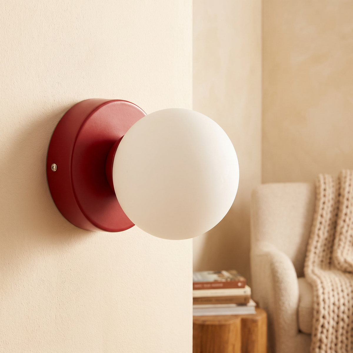 Nuvol Wall Lamp Red lifestyle