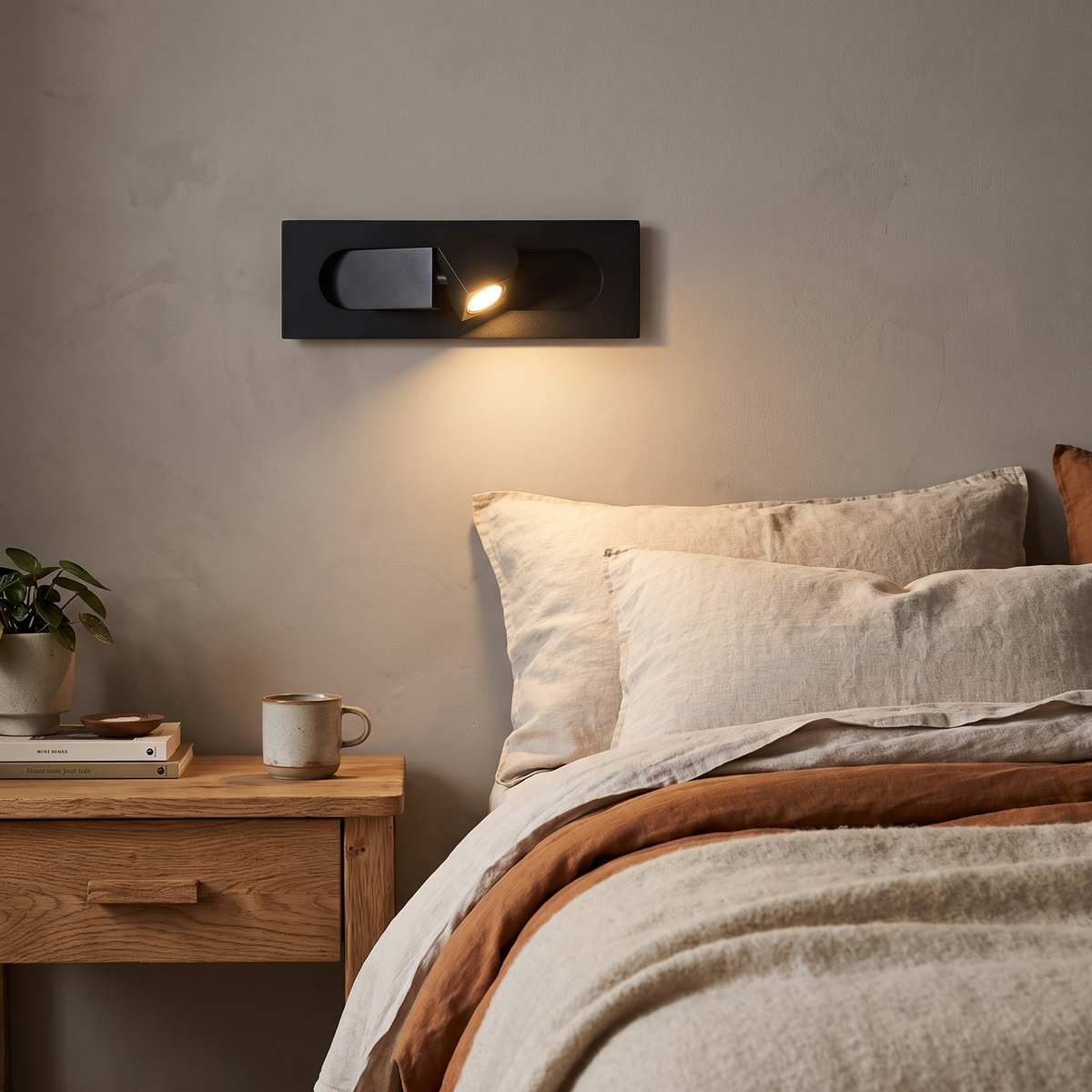 Modern LED Bedside Reading Light | lifestyle
