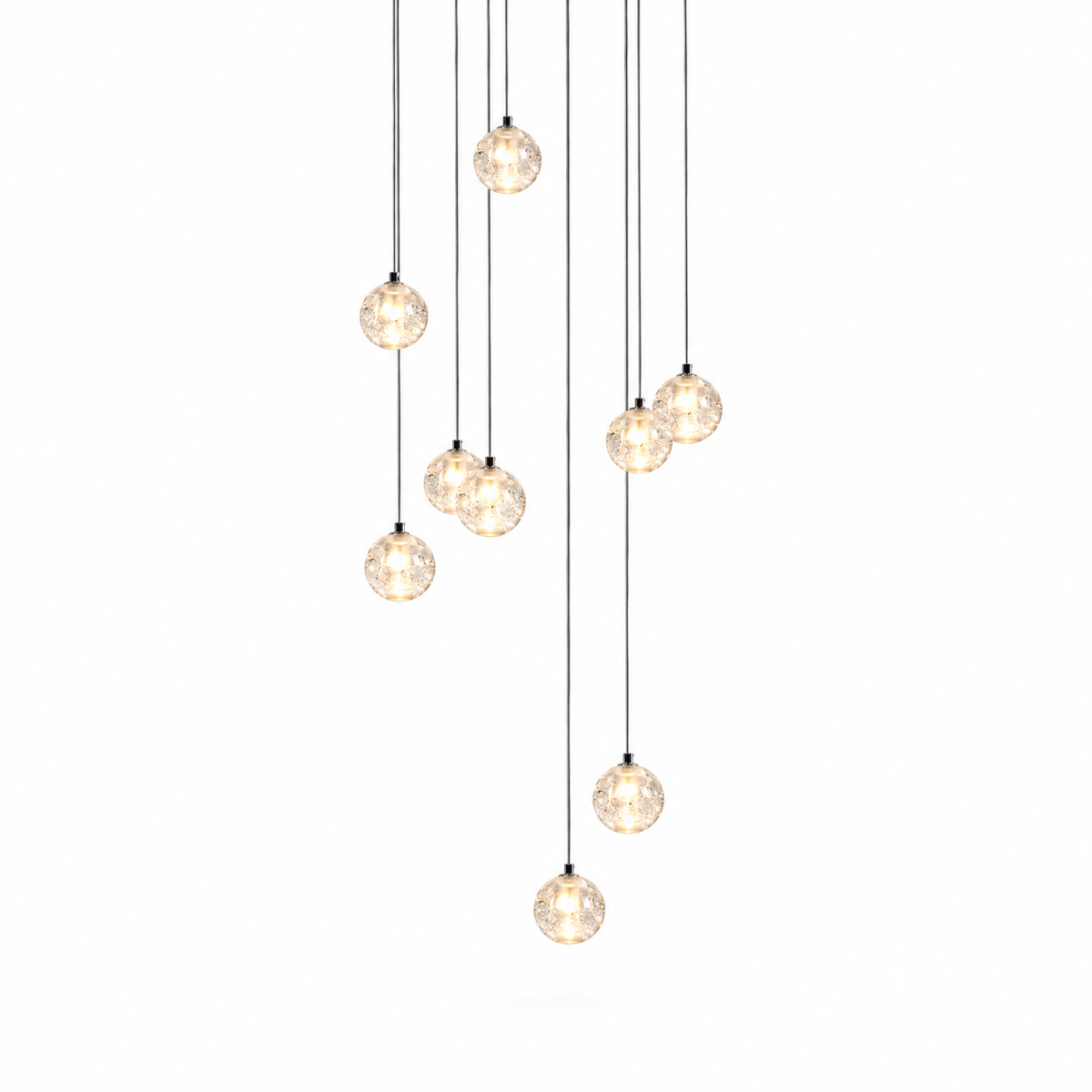 Crystal Bubbles Balls Pendant Lamp | g46