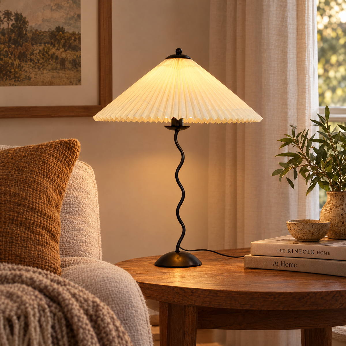 Squiggle Table Lamp | lifestyle