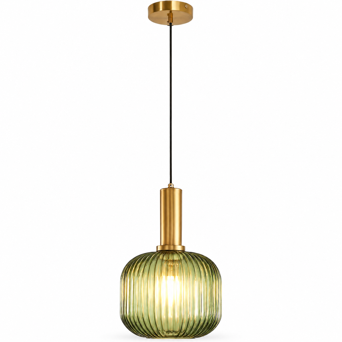 Striped Glass Pendant Light | g1