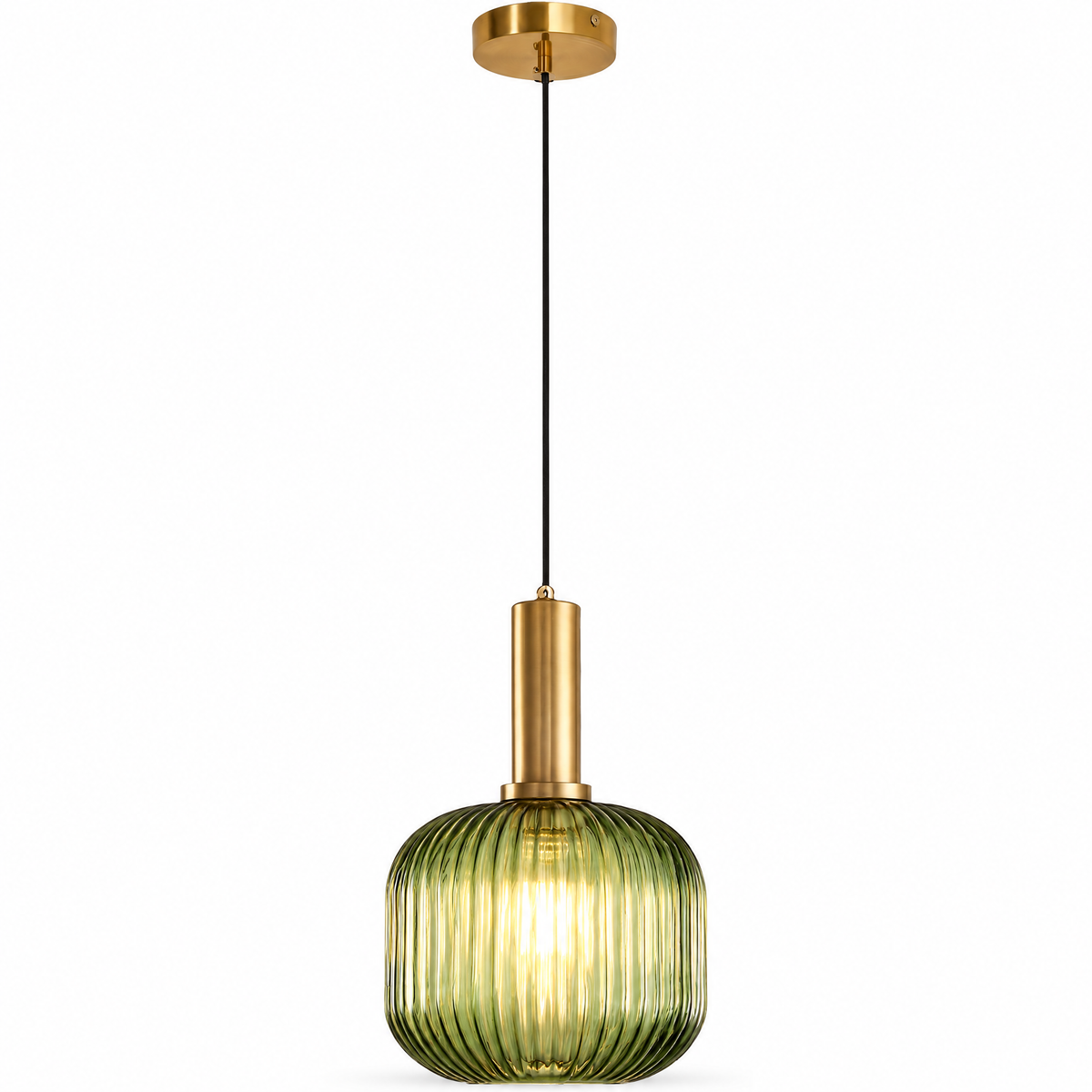 Striped Glass Pendant Light | g0