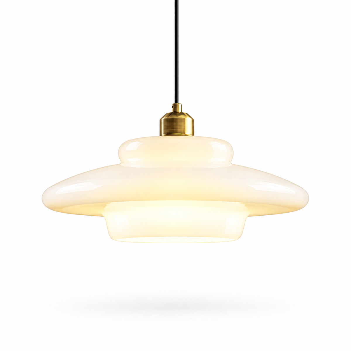 White Glass Pendant Light | g2