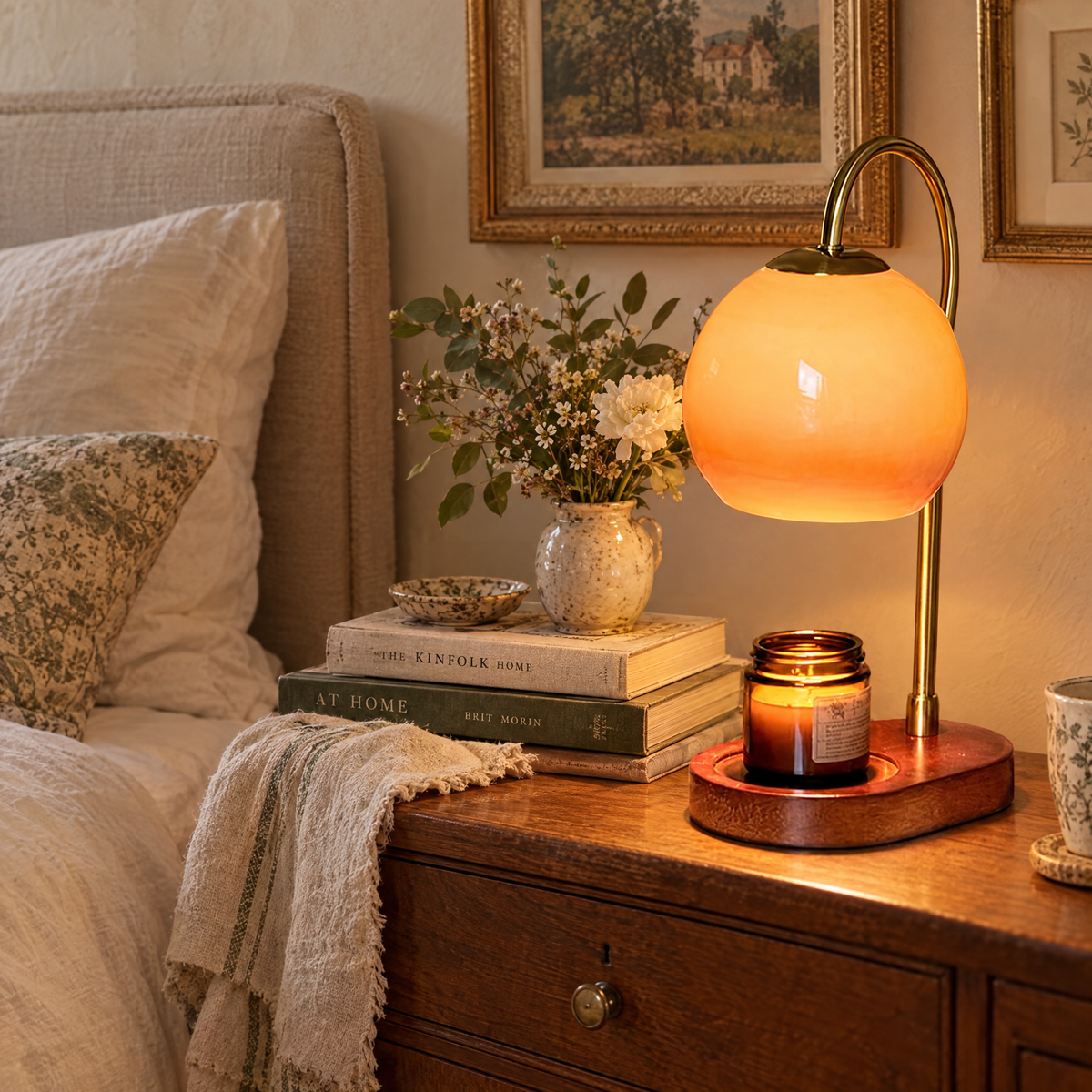 Candle Warmer Table Lamp | lifestyle