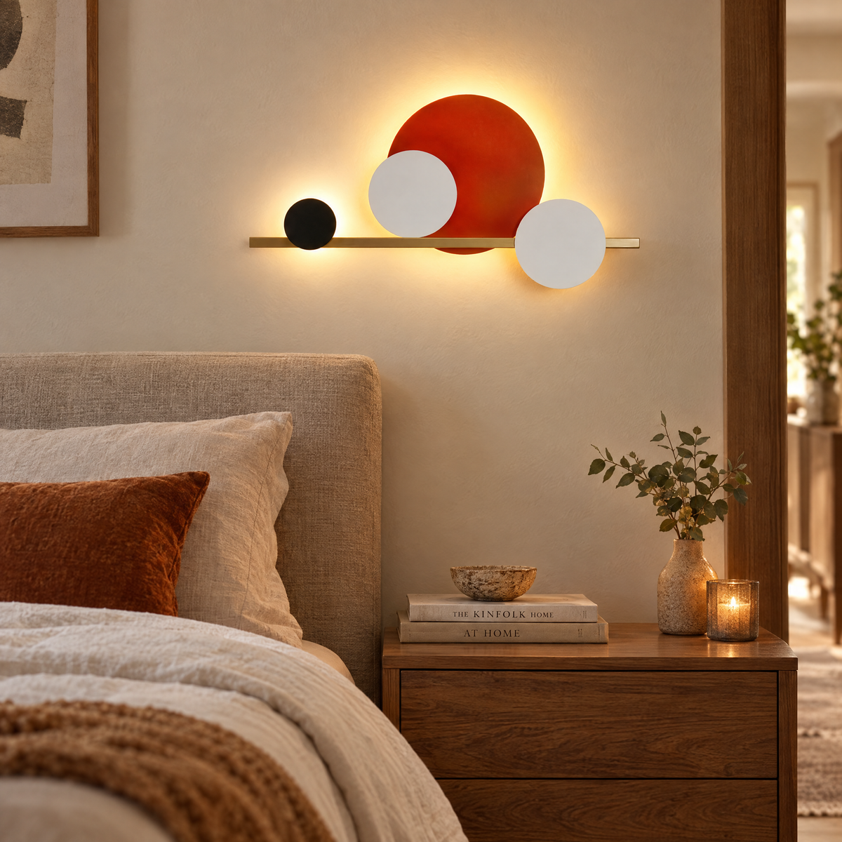 4 Circle LED Wall Light | lifestyle