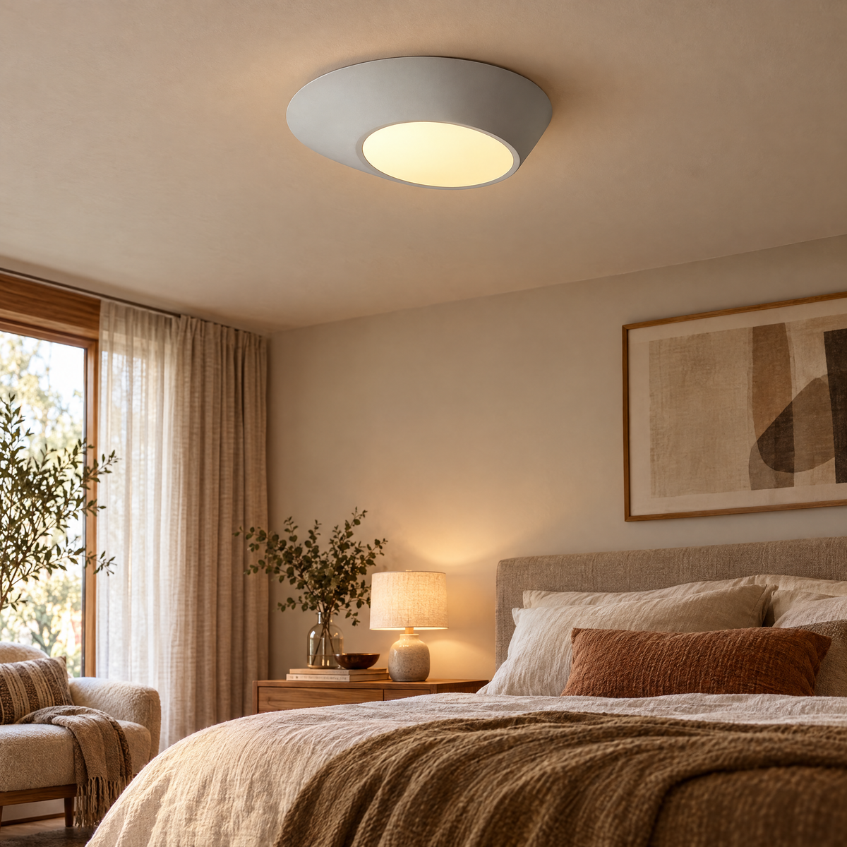 Angled Ceiling Light | lifestyle