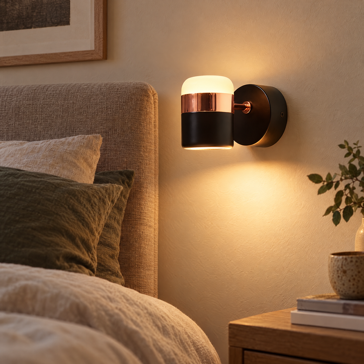Adjustable Glass Wall Lamp | lifestyle