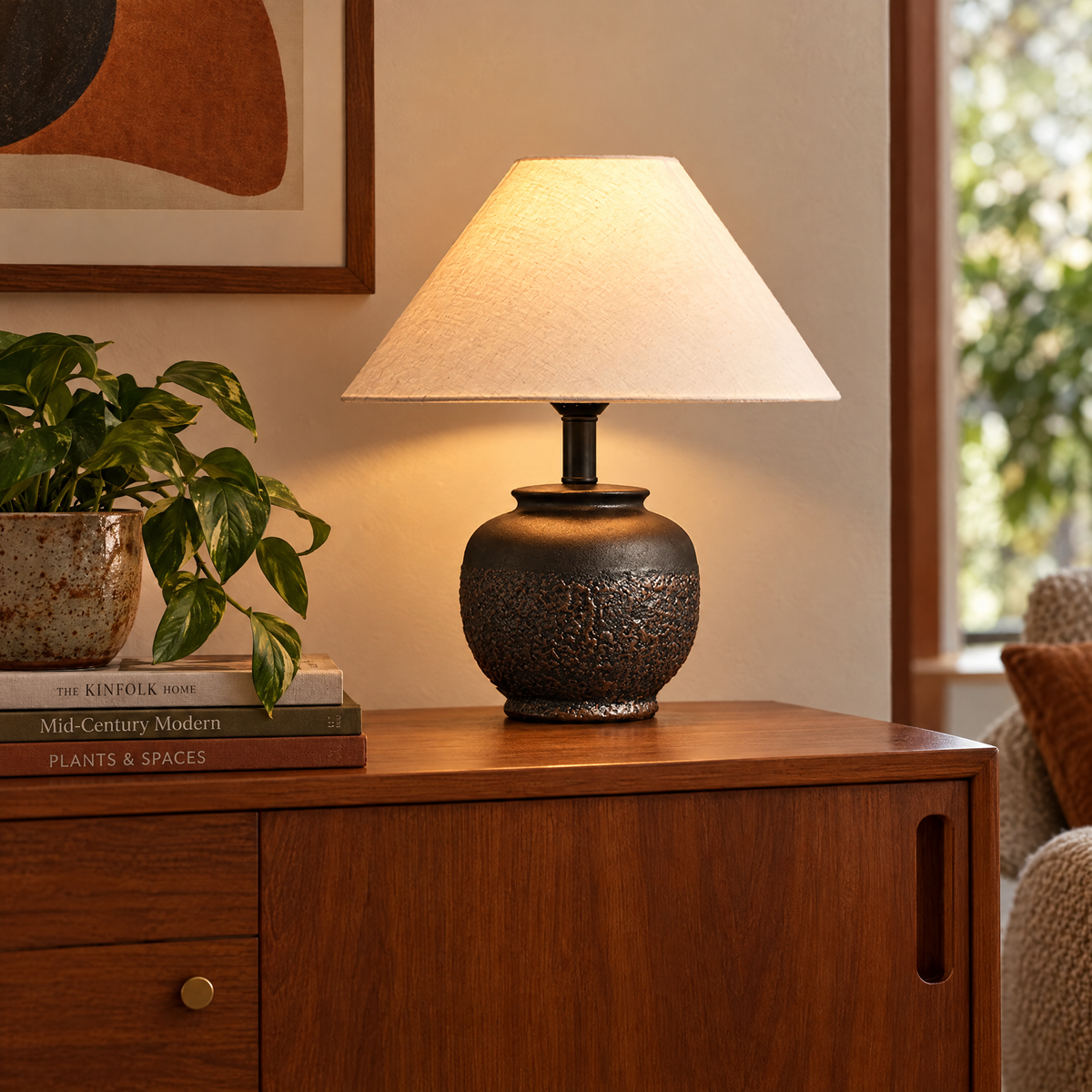 Ancient Ceramic Table Lamp | lifestyle