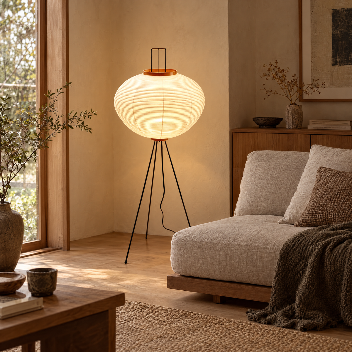 Akari 10A Floor Lamp | lifestyle