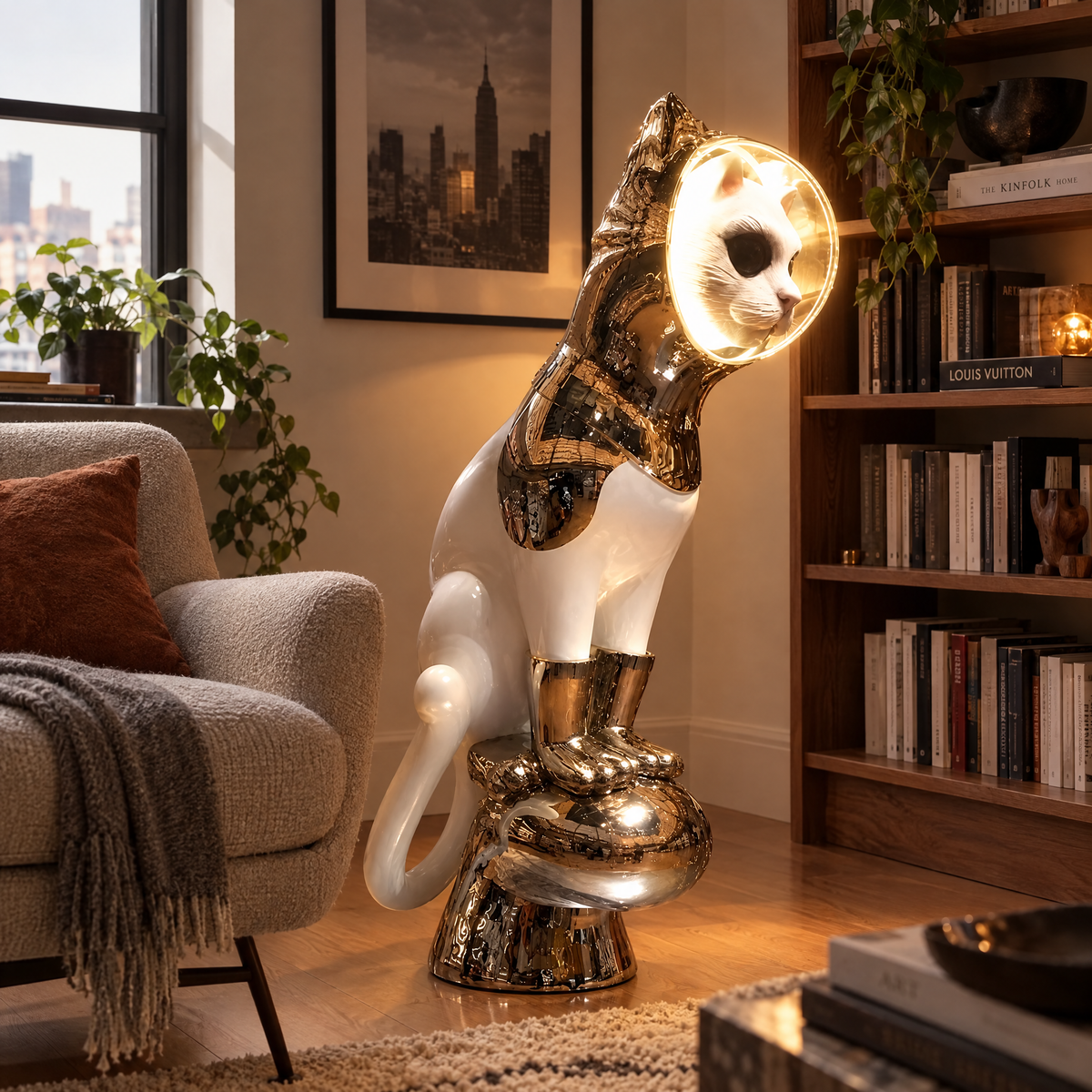 Afluxa Sculpture Floor Lamp | lifestyle