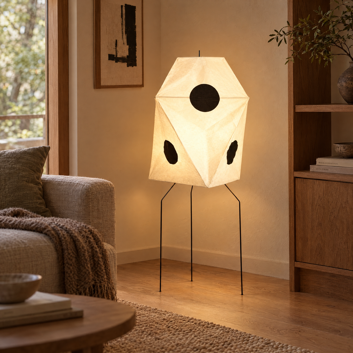 Akari UF3-Q Floor Lamp | lifestyle