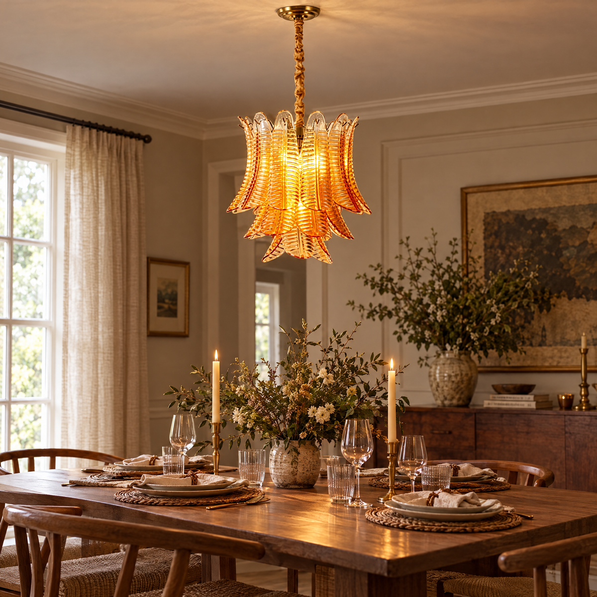 Amber Amvella Chandelier | lifestyle