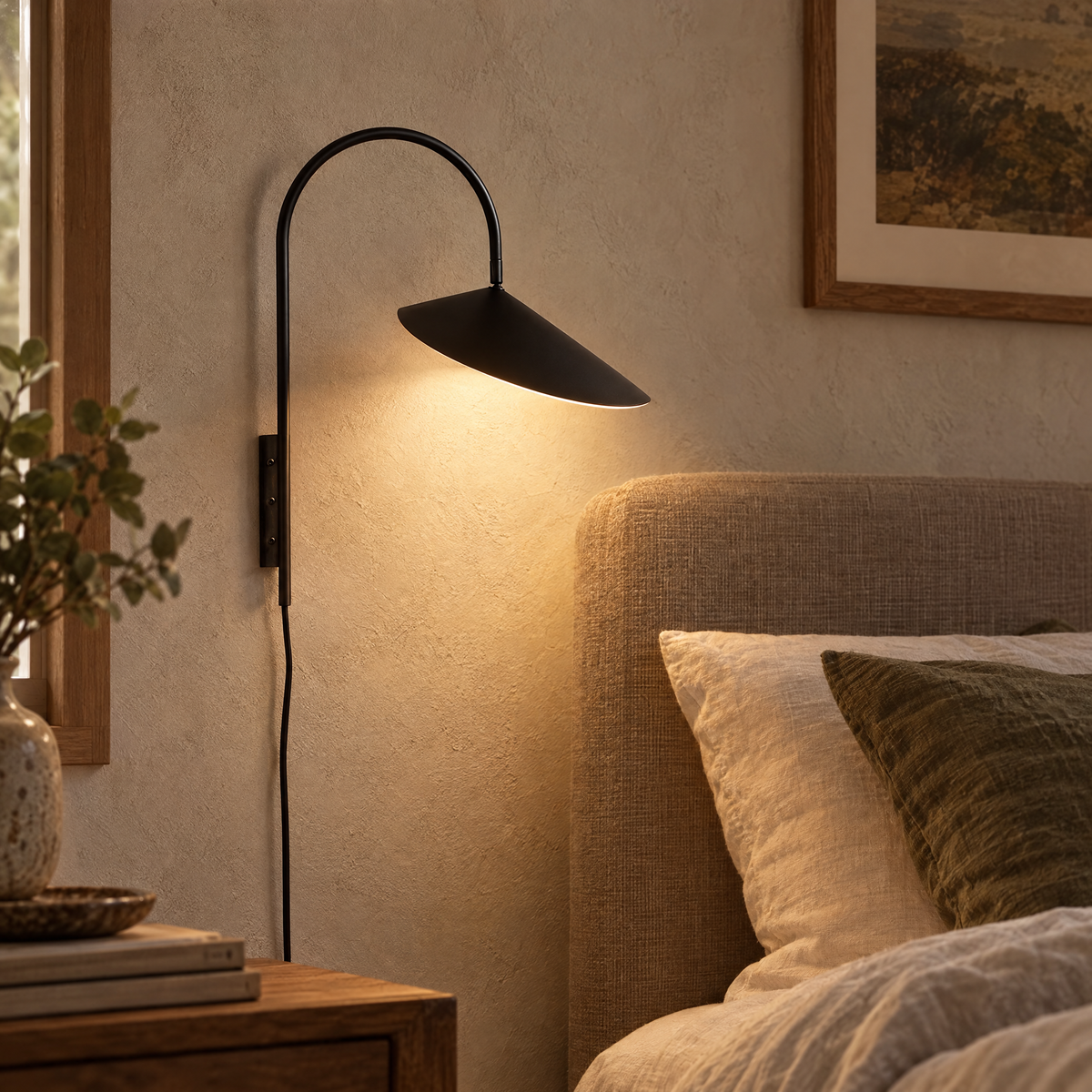 Arum Plug-In Wall Sconce | lifestyle