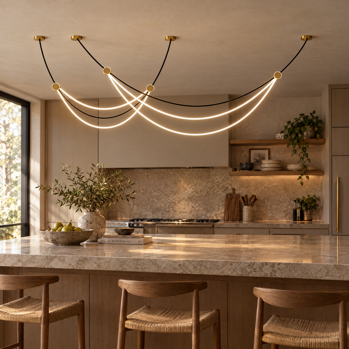 Auris Linear Chandelier | lifestyle