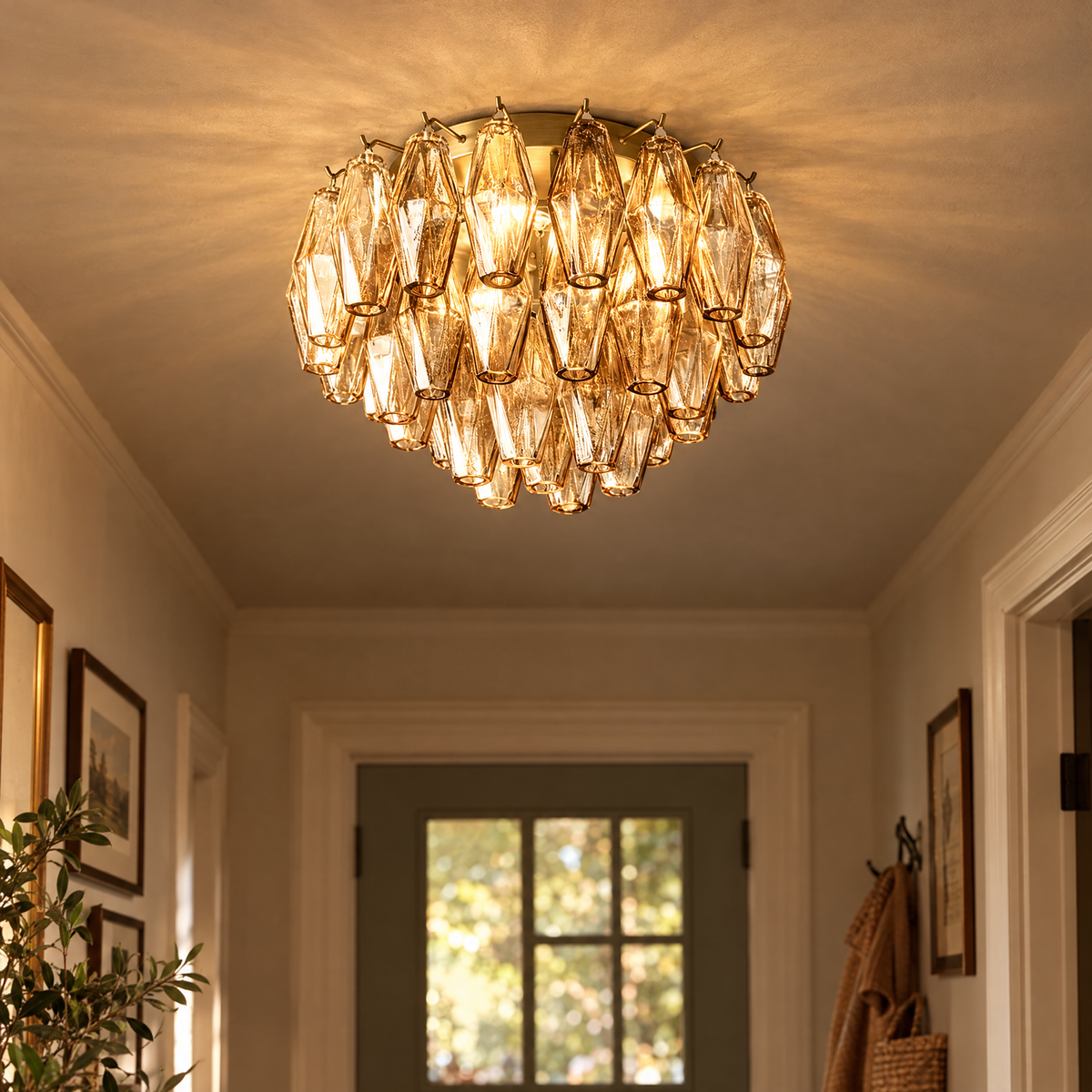 Avenelle Flush Mount Light | lifestyle