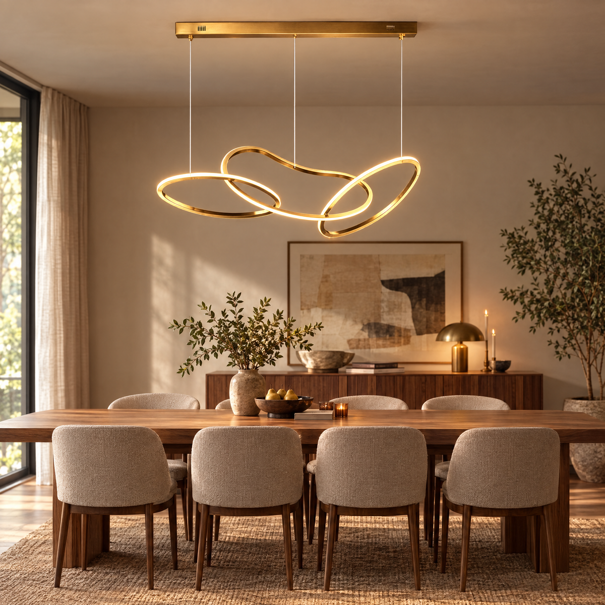 Avaryn Linear Chandelier | lifestyle