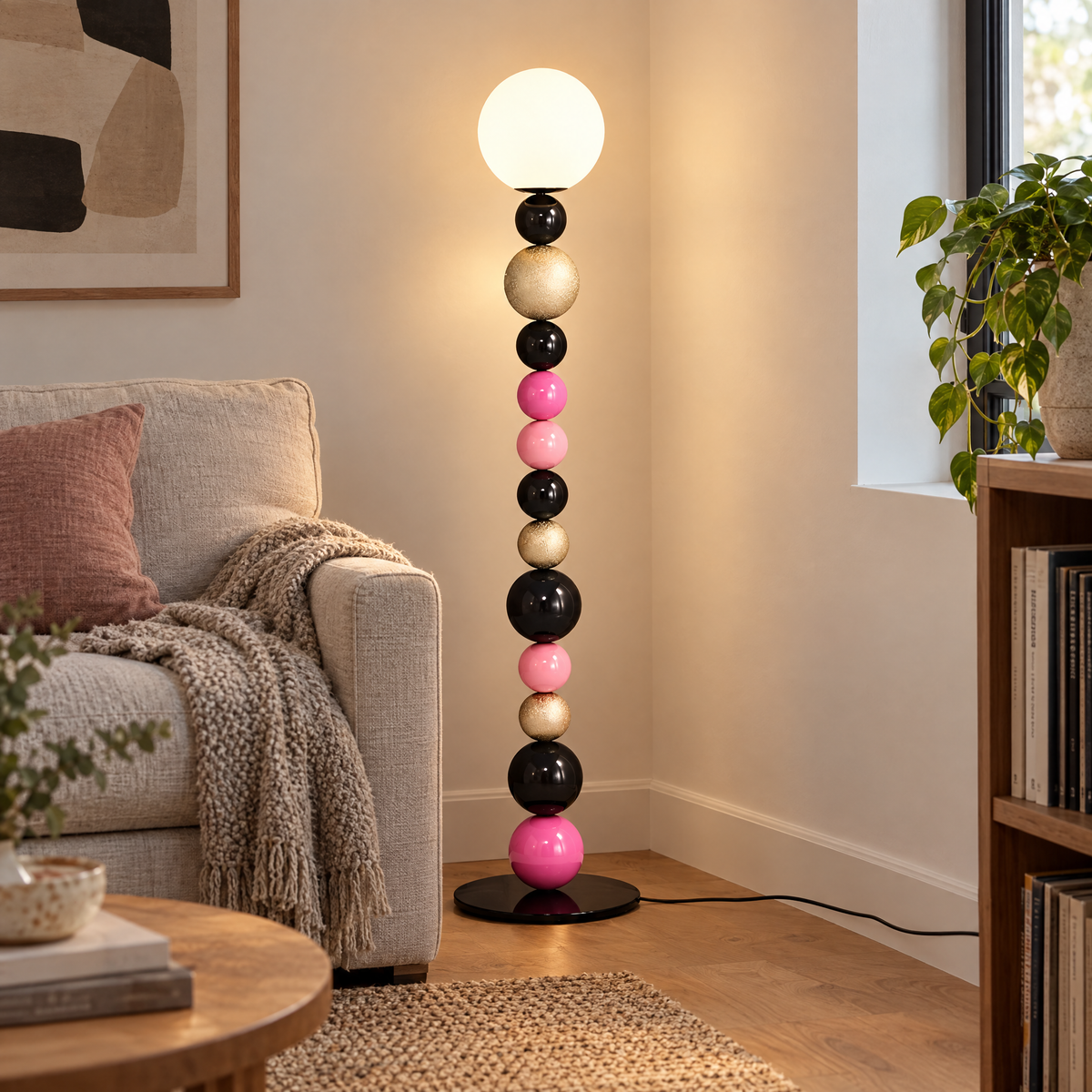 Ball String Floor lamp | lifestyle