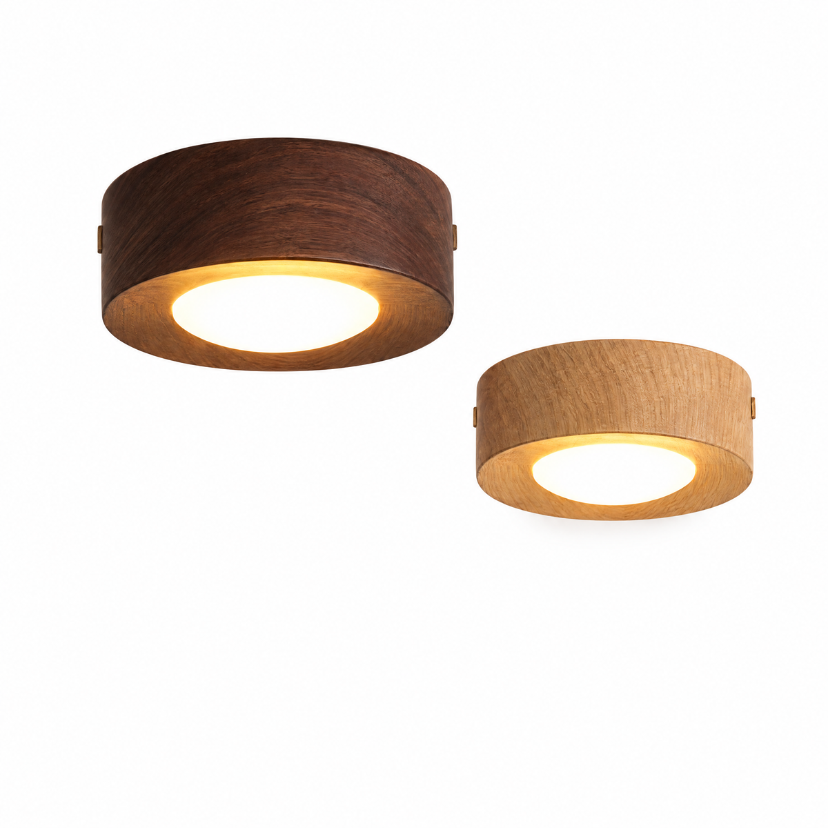 Energy-Saving Walnut Wood LED Lighting Fixture | g0