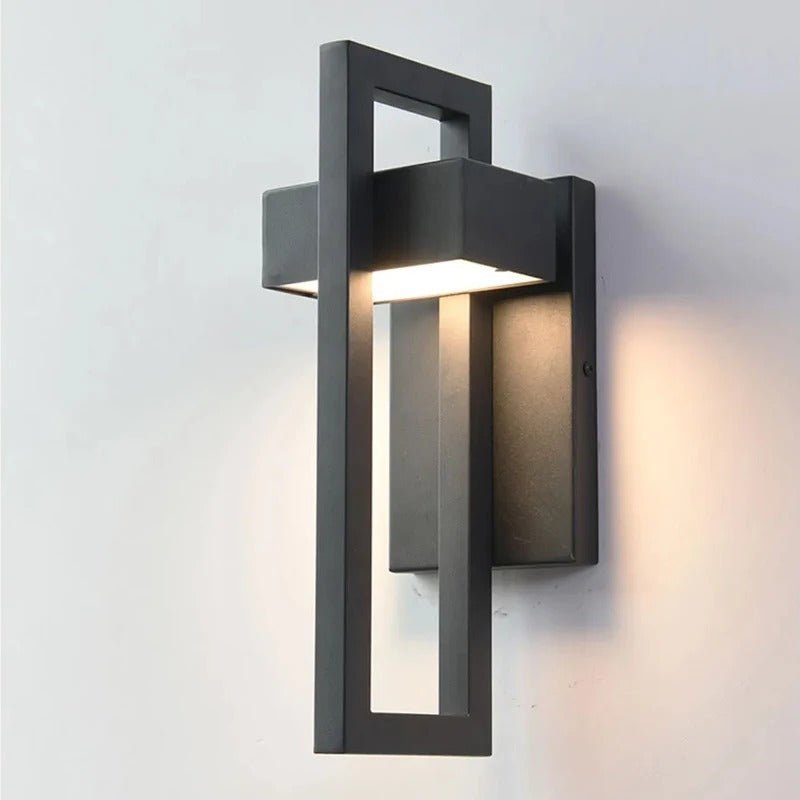 Geometric Outdoor Wall Light