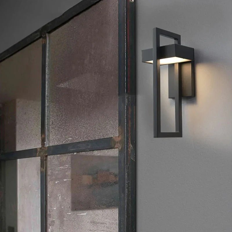 Geometric Outdoor Wall Light